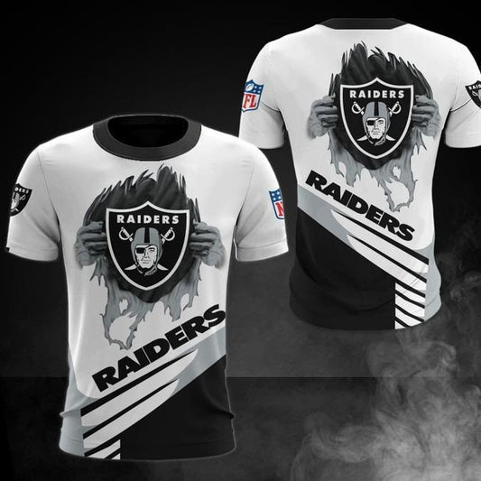 Las Vegas Raiders 3D Digital Printed Short Sleeve T-shirt