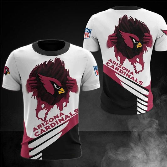 Arizona Cardinals 3D Digital Printed Short Sleeve T-shirt