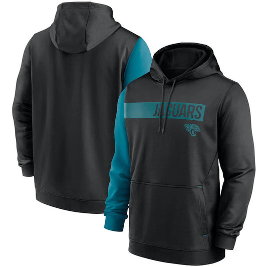 Jacksonville Jaguars Colorblock Performance Pullover Hoodie