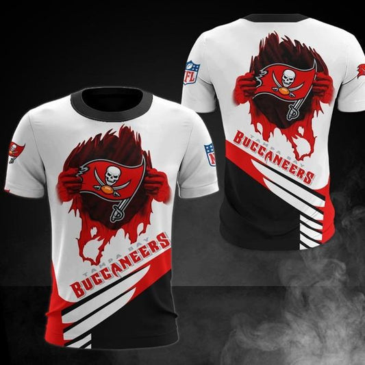 Tampa Bay Buccaneers 3D Digital Printed Short Sleeve T-shirt