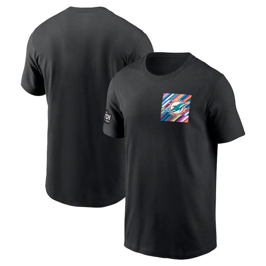 Miami Dolphins Loose Quick-drying Casual Short-sleeved T-shirt